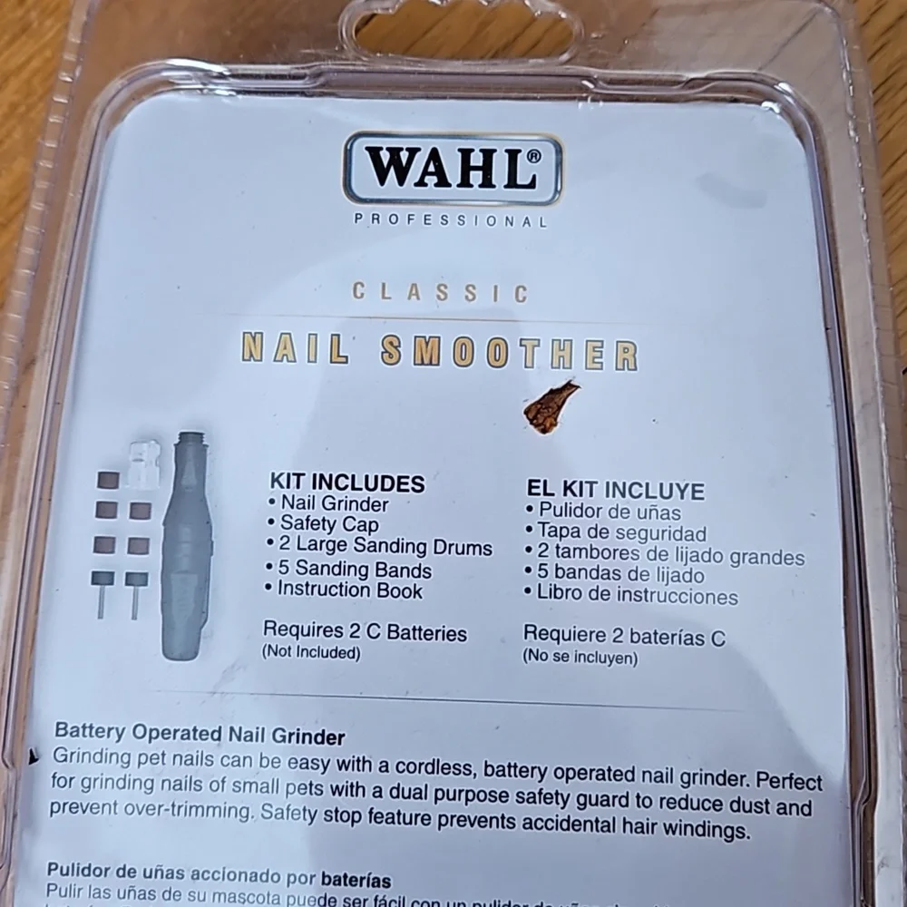 NIB WAHL PET Dog NAIL SMOOTHER